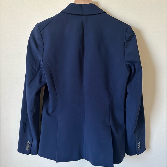 Veronica Beard Classic Dickey Jacket 6 Navy Blue - Picture 2 of 7